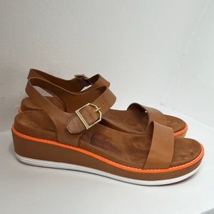 COLE HAAN Women's OriginalGrand Platform Wedge Sandals in Pecan